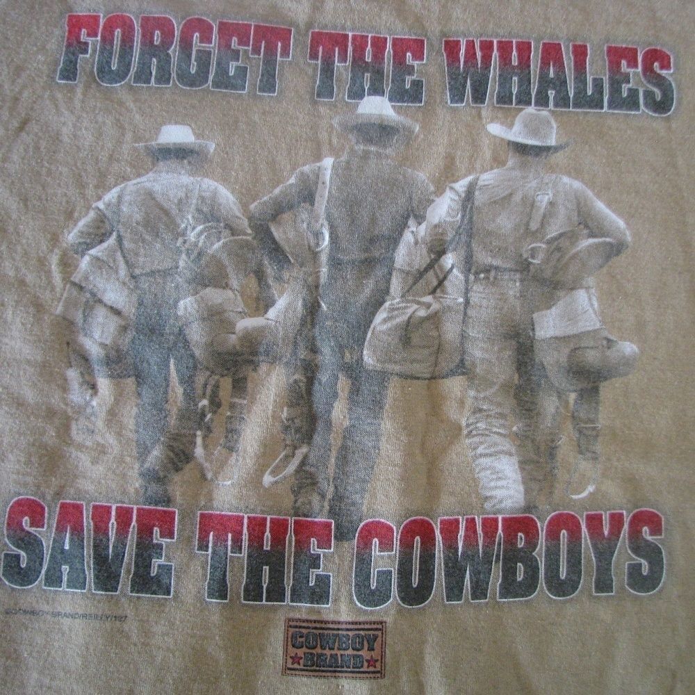 Vintage Cowboy Brand Graphic T-Shirt, M